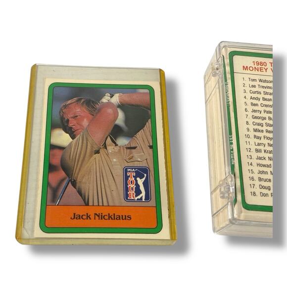 DONRUSS-FULL SET- 1981 PGA TOUR GOLF 1982 (X66 CARDS) JACK NICKLAUS NR.MINT/MINT - Picture 3 of 7